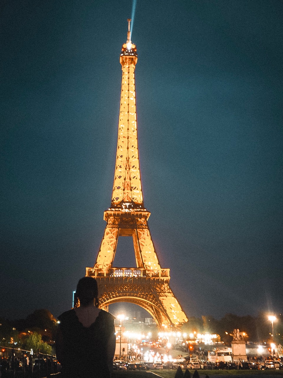 Eiffel Tower by night, Paris
